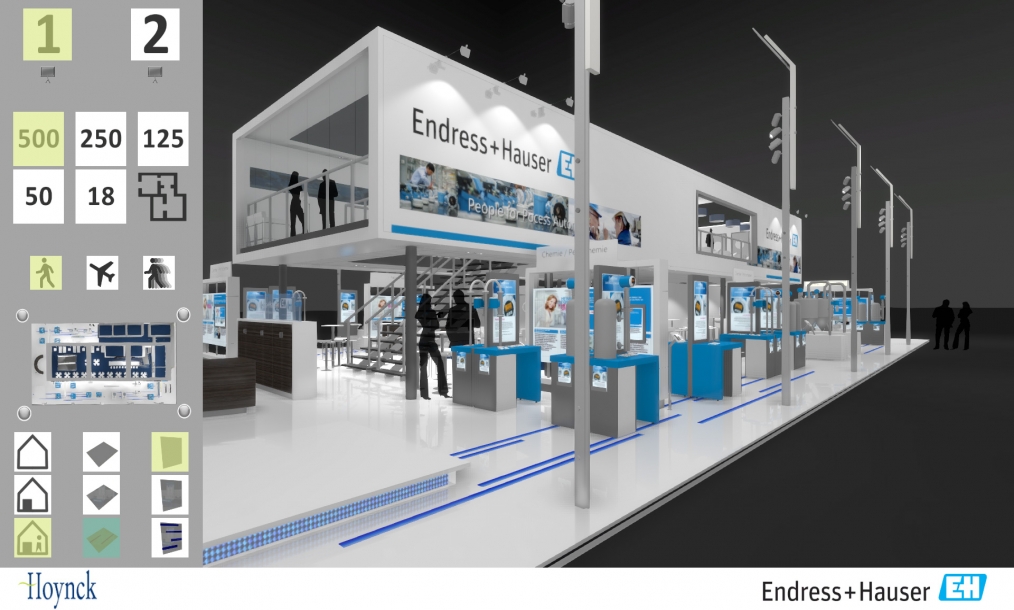 3D presentatie met interactieve navigatie